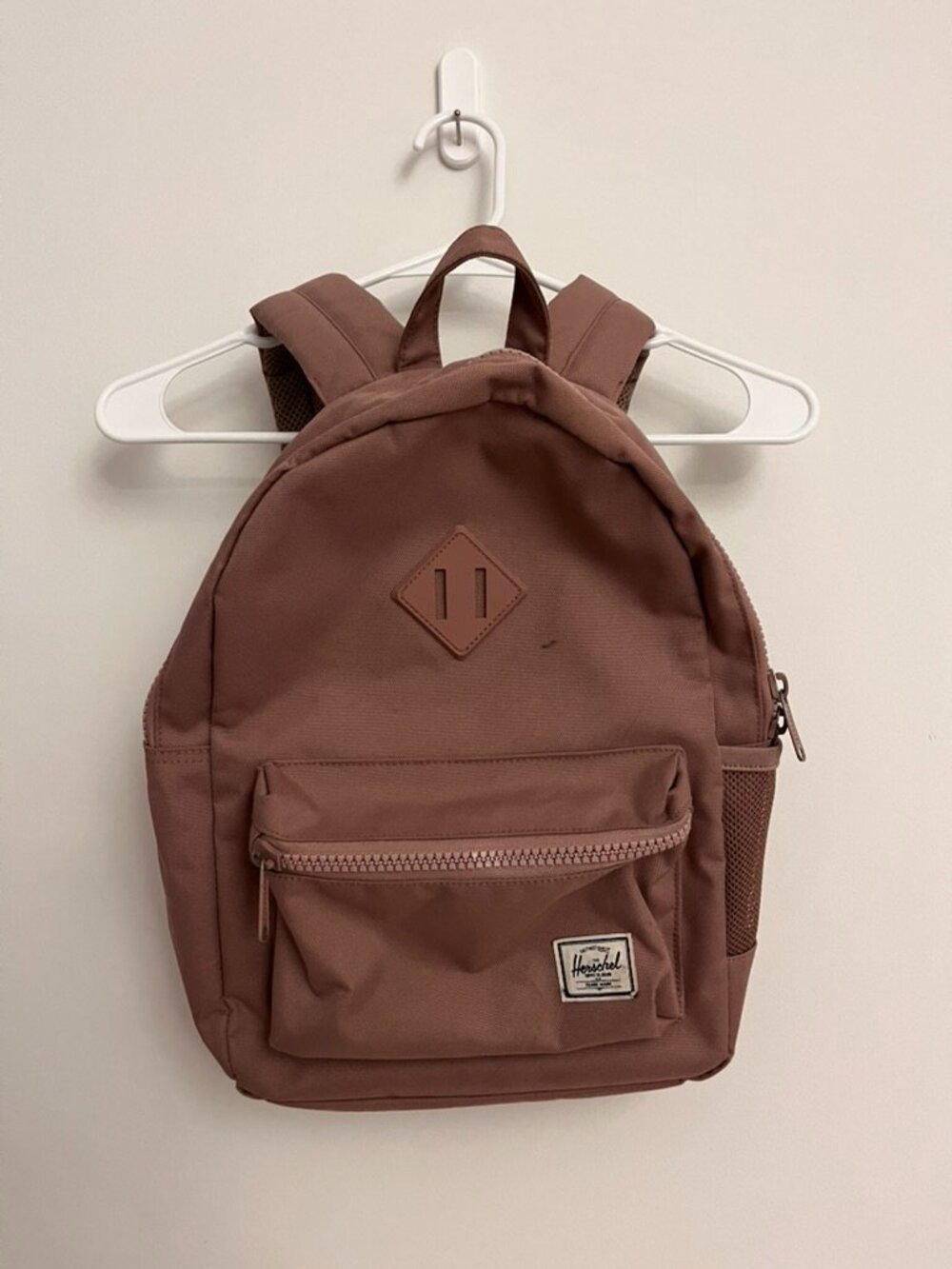dusty pink herschel backpack